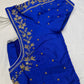 Blue Pearl Kardana Maggam Aari Work Blouse