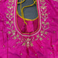 Pink Pearl Kardana Maggam Aari Work Blouse