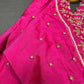 Pink Pearl Kardana Maggam Aari Work Blouse