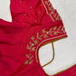 Pink Pearl Kardana Maggam Aari Work Blouse