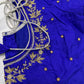 Blue Pearl Kardana Maggam Aari Work Blouse
