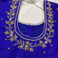 Blue Pearl Kardana Maggam Aari Work Blouse