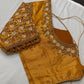 Tissue Silk Gold Maggam Pearl Work Blouse