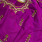 Magenta Purple Maggam Blouse
