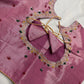 Tissue Pink Multi Color  Maggam Blouse