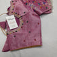 Tissue Pink Multi Color  Maggam Blouse