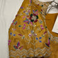 Tissue Golden Multi Color  Maggam Blouse