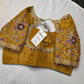 Tissue Golden Multi Color  Maggam Blouse