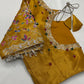 Tissue Golden Multi Color  Maggam Blouse