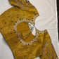Tissue Golden Multi Color  Maggam Blouse