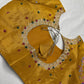 Tissue Golden Multi Color  Maggam Blouse