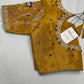 Tissue Golden Multi Color  Maggam Blouse