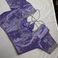 Tissue Lavender Multi Color  Maggam Blouse
