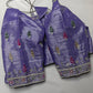 Tissue Lavender Multi Color  Maggam Blouse