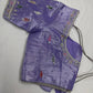 Tissue Lavender Multi Color  Maggam Blouse
