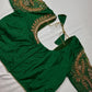 Peacock Zig Zag Maggam Aari Blouse