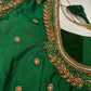 Peacock Zig Zag Maggam Aari Blouse