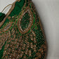 Peacock Zig Zag Maggam Aari Blouse