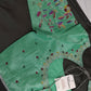 Tissue Green Multi Color  Maggam Blouse