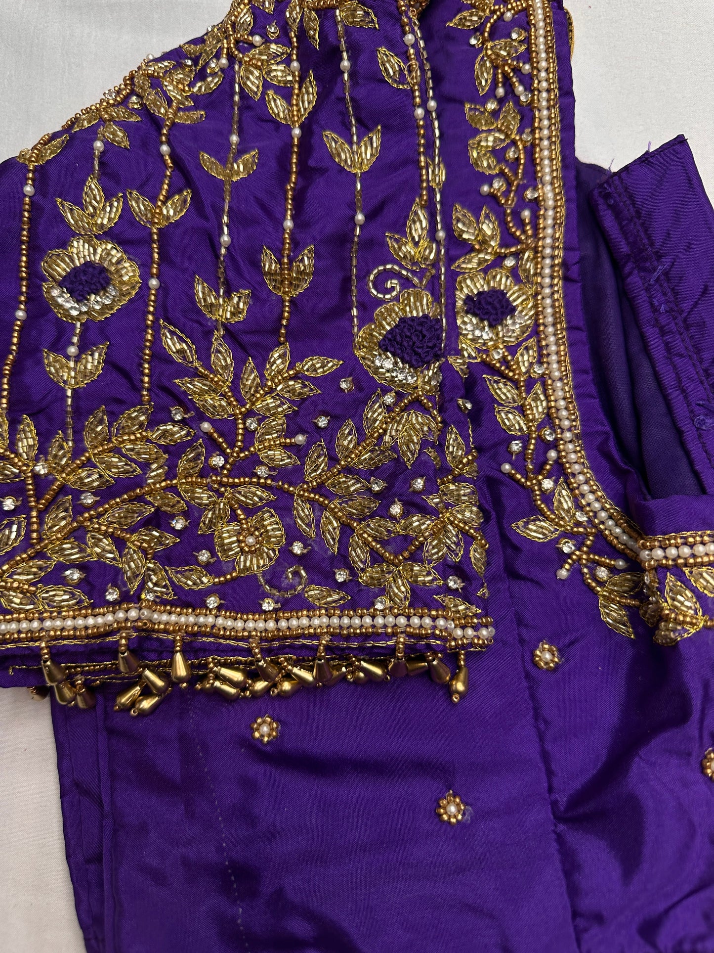 Kardana Purple Maggam Blouse