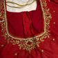 Kardana Pattu Red Maggam Blouse