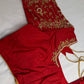Kardana Pattu Red Maggam Blouse
