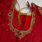 Kardana Pattu Red Maggam Blouse