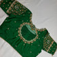 Kardana Green Maggam Blouse