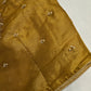 Gold Kardana Color Maggam Blouse