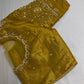 Gold Kardana Color Maggam Blouse