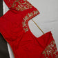 Kardana Red Pearls  Maggam Blouse