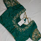 Pearl Maggam Teal Green Blouse