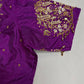 Kardana Purple Pearls Maggam Blouse