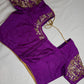 Kardana Purple Pearls Maggam Blouse