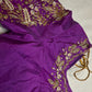 Kardana Purple Pearls Maggam Blouse