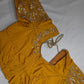 Kardana Gold Yellow Pearls Maggam Blouse