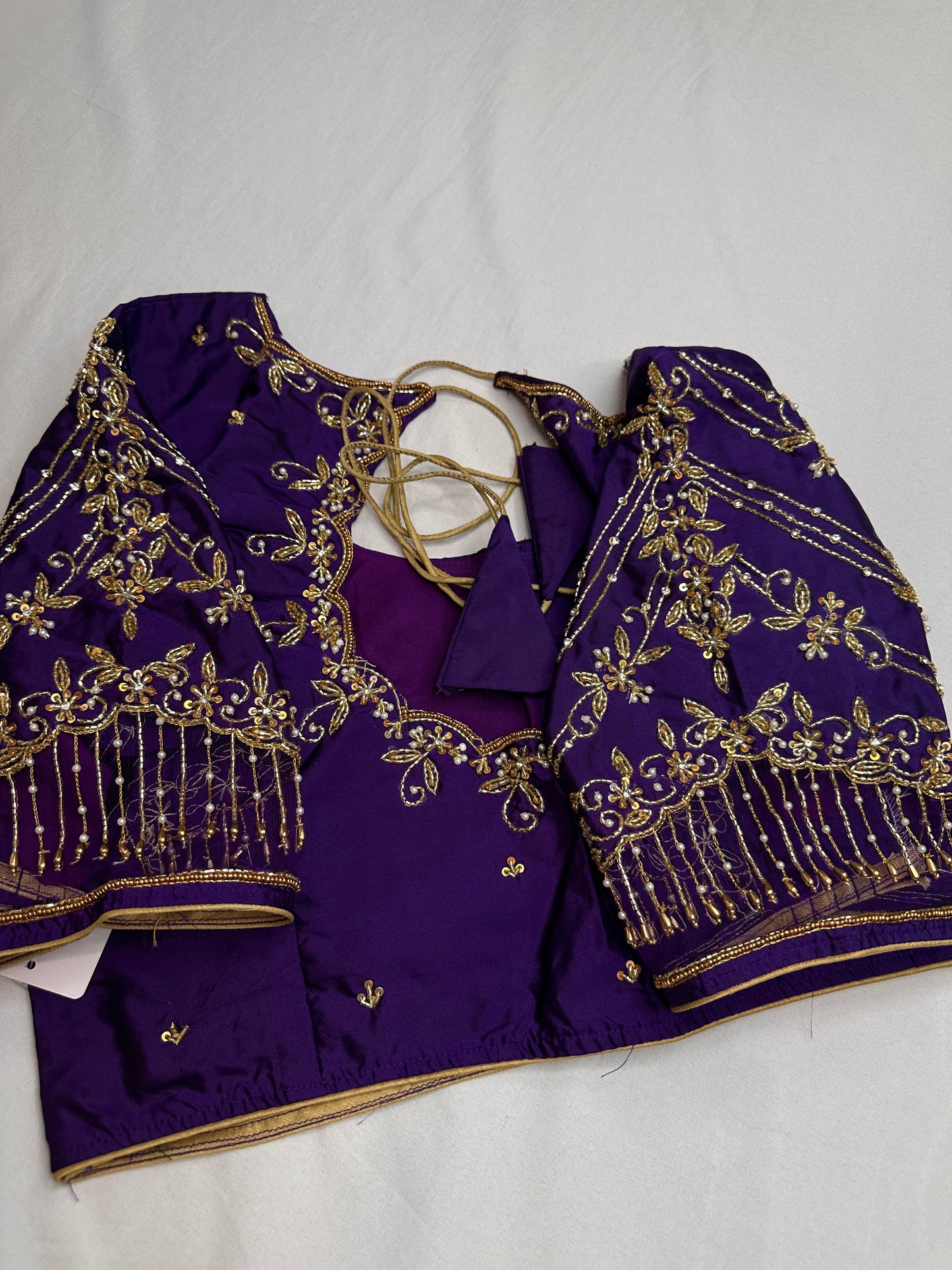 Kardana Purple Maggam Blouse