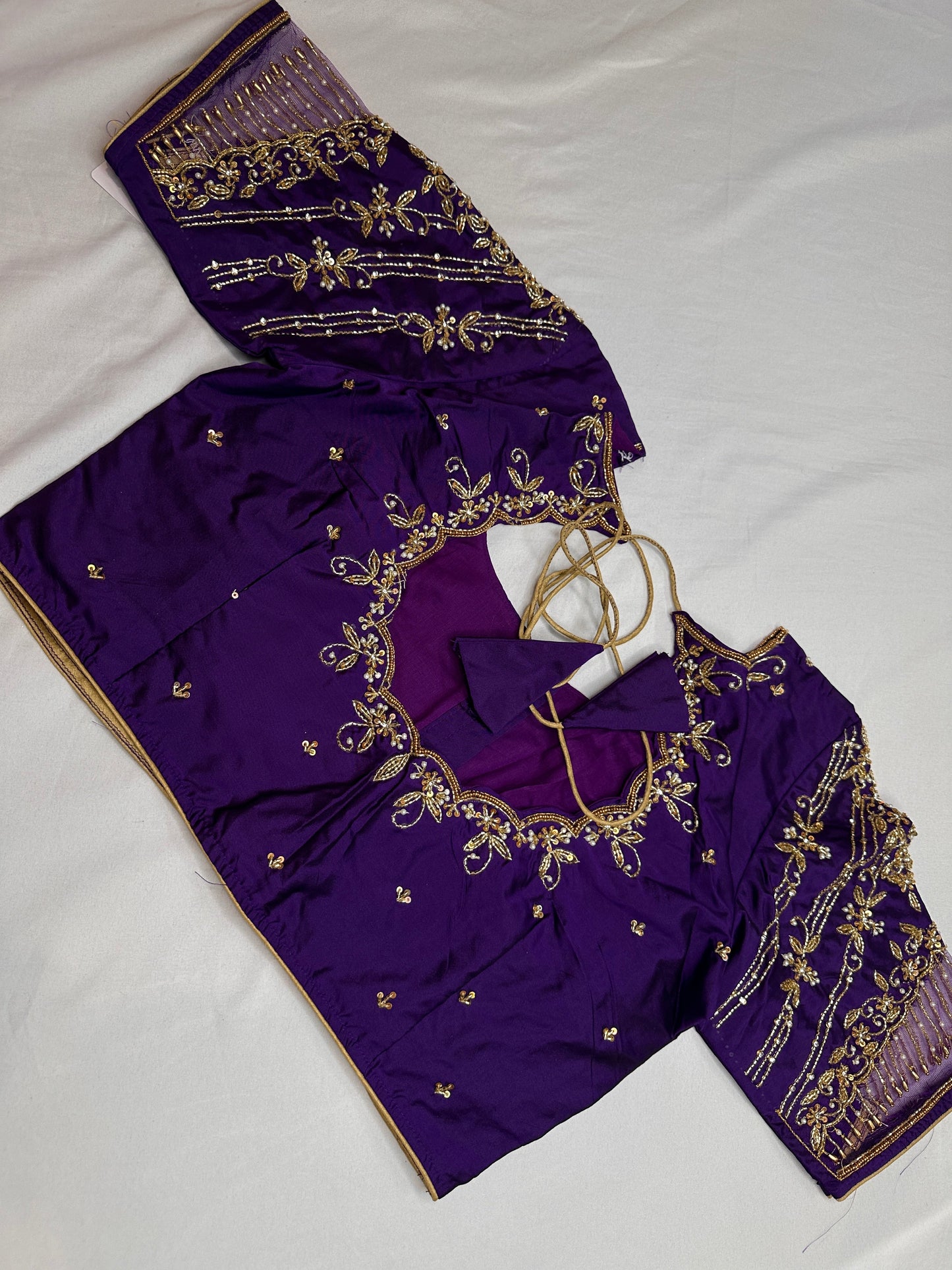 Kardana Purple Maggam Blouse