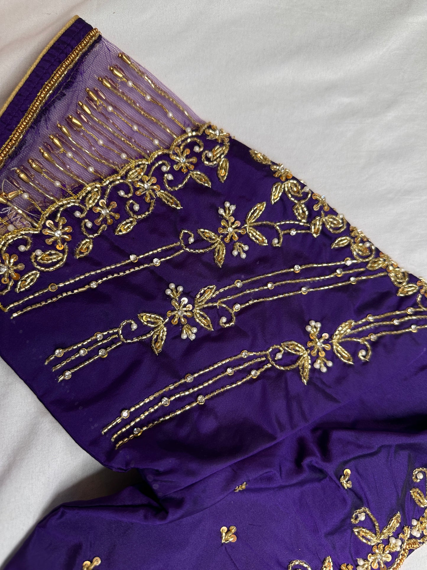 Kardana Purple Maggam Blouse