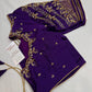 Kardana Purple Maggam Blouse