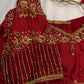 Kardana Red Color  Maggam Blouse