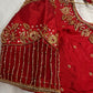 Kardana Red Color  Maggam Blouse