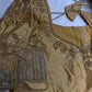 Gold Kardana Net Sleeves Maggam Blouse