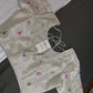 Silver Tissue Multi Color Maggam Blouse