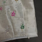 Silver Tissue Multi Color Maggam Blouse
