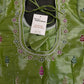 Green Tissue Multi Color  Maggam Blouse