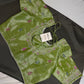 Green Tissue Multi Color  Maggam Blouse