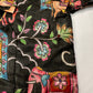 Black Silk Kalamkari Sequence Blouse