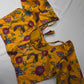 Yellow Silk Kalamkari Sequence Blouse