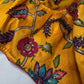 Yellow Silk Kalamkari Sequence Blouse
